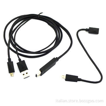 MHL cable for all micro USB smartphones and mobile phones
